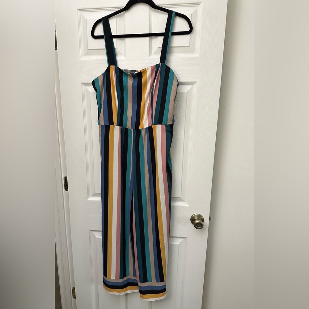 Striped multicolor jumpsuit